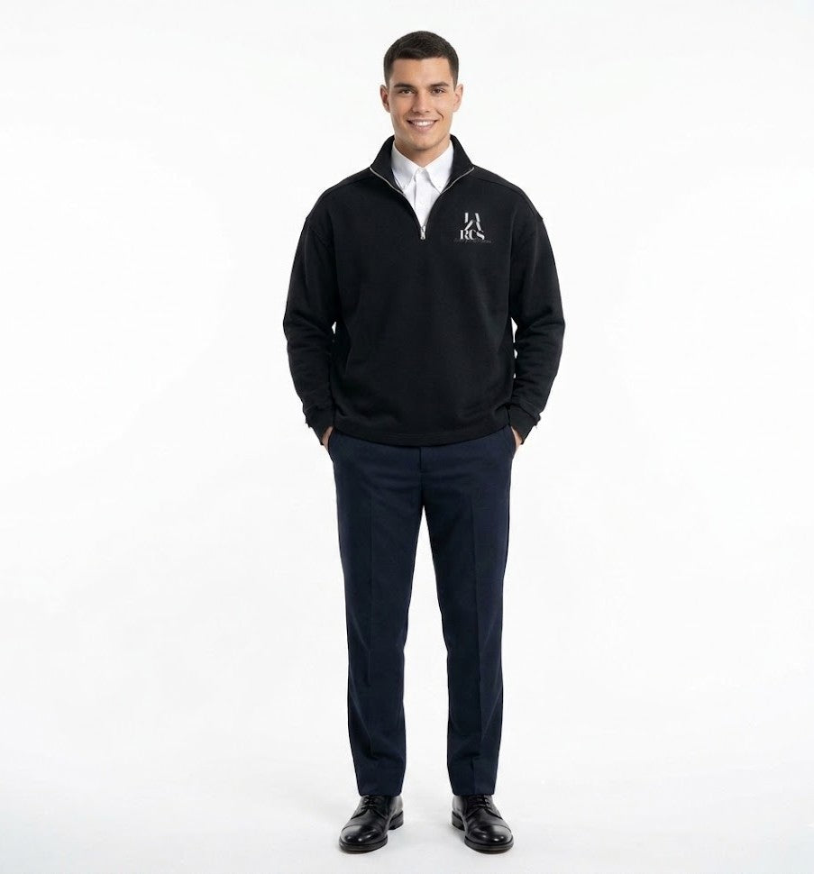 LAZARUS Quarter Zip/black